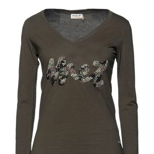 NWT MET Jeans T-Shirt Long sleeves size L, military green color